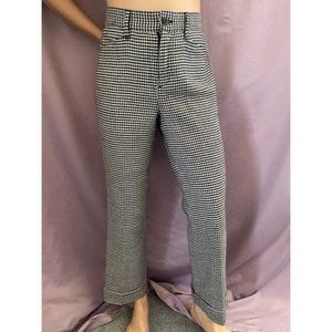 Vintage retro plaid dress pants size 2